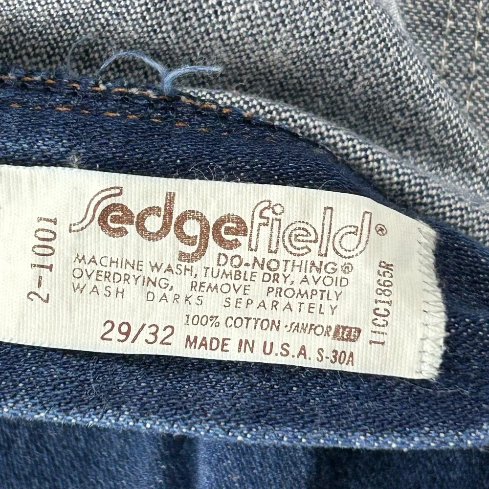 Sedgefield Jeans Men 28 x 32 Blue Boot Cut Medium Wash‎ VTG USA Made Denim P11